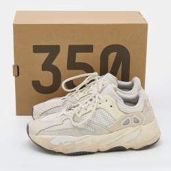 Pre Owned Yeezy x Adidas Off White Mesh and Suede Boost 700 Analog Sneakers Size 42