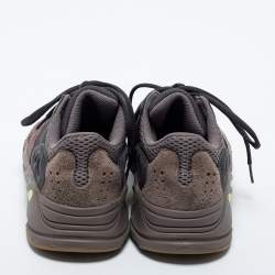 Pre Owned Yeezy x Adidas Multicolor Suede and Mesh Boost 700 Mauve Sneakers Size 40