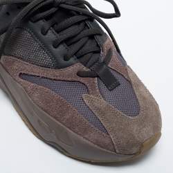 Pre Owned Yeezy x Adidas Multicolor Suede and Mesh Boost 700 Mauve Sneakers Size 40