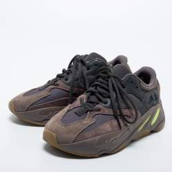 Pre Owned Yeezy x Adidas Multicolor Suede and Mesh Boost 700 Mauve Sneakers Size 40