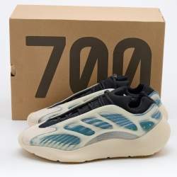 مملوكة مسبقًا Yeezy x adidas Multicolor Fabric and Rubber Boost 700 Kyanite Sneakers Size 47 1/3