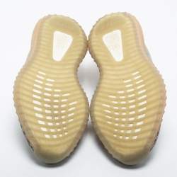 Pre Owned Yeezy x Adidas Grey Knit Fabric Boost 350 V2 True Form Sneakers Size 43 1/3