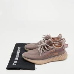Pre Owned Yeezy x Adidas Purple Mesh Boost 350 V2 Mono Mist Sneakers Size 40