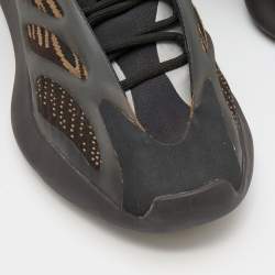 Pre Owned Yeezy x Adidas Black/Brown Knit Fabric and Polyurethane 700 V3 Clabro Sneakers Size 42