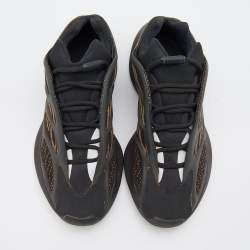 Pre Owned Yeezy x Adidas Black/Brown Knit Fabric and Polyurethane 700 V3 Clabro Sneakers Size 42