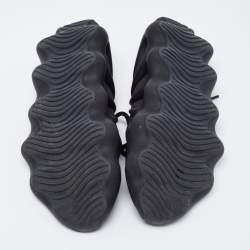 Pre Owned Yeezy x Adidas Black Knit Fabric 450 Dark Slate Sneakers Size 43 1/3