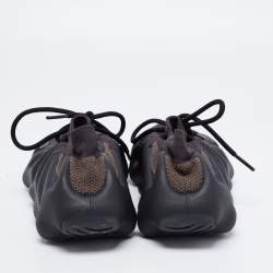 Pre Owned Yeezy x Adidas Black Knit Fabric 450 Dark Slate Sneakers Size 43 1/3