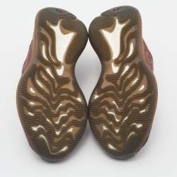 Pre Owned Yeezy x Adidas Multicolor Knit Fabric Boost 380 Azure Sneakers Size 38