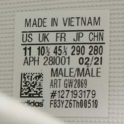 Pre Owned Yeezy x Adidas Light Blue Mesh Boost 350 V2 Mono Ice Sneakers Size 45 1/3