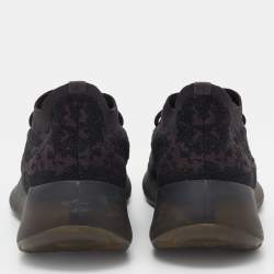 Pre Owned Yeezy x Adidas Multicolor Knit Fabric Boost 380 Onyx Reflective Sneakers Size 48