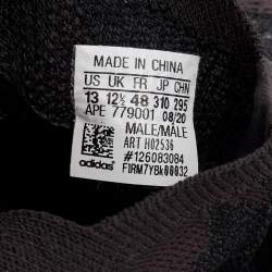 Pre Owned Yeezy x Adidas Multicolor Knit Fabric Boost 380 Onyx Reflective Sneakers Size 48