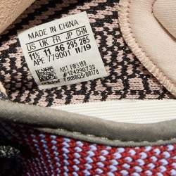 Pre Owned Yeezy x Adidas Multicolor Knit Fabric Boost 350 V2 Yecheil Non-Reflective Sneakers Size 46