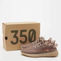Pre Owned Yeezy x Adidas Purple Mesh Boost 350 V2 Mono Mist Sneakers Size 45 1/3