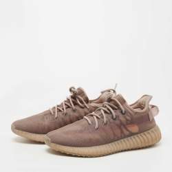Pre Owned Yeezy x Adidas Purple Mesh Boost 350 V2 Mono Mist Sneakers Size 45 1/3