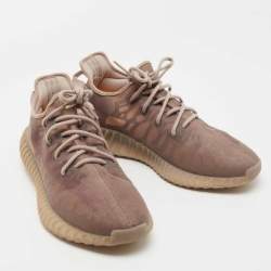 Pre Owned Yeezy x Adidas Purple Mesh Boost 350 V2 Mono Mist Sneakers Size 45 1/3