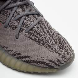 Pre Owned Yeezy x adiddas Grey Knit Fabric Boost 350 V2 Sneakers Size 40 2/3