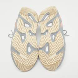 Pre Owned Yeezy x Adidas Grey/Blue Suede and Mesh Boost 700 Inertia Sneakers Size 44