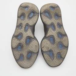 Pre Owned Yeezy x Adidas Brown/Black Knit Fabric and Rubber 700 V3 Clay Brown Sneakers Size 44