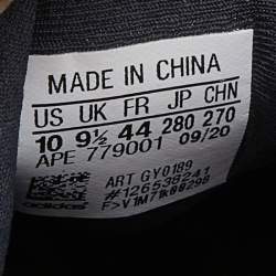 Pre Owned Yeezy x Adidas Brown/Black Knit Fabric and Rubber 700 V3 Clay Brown Sneakers Size 44