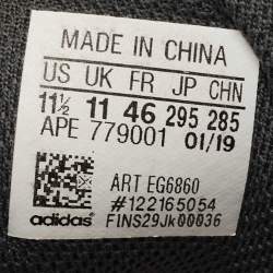 Pre Owned Yeezy x Adidas Grey Suede Boost 350 V2 Geode Sneakers Size 46