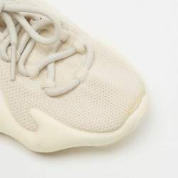 Yeezy x Adidas Grey Knit Fabric Yeezy 450 Cloud White Sneakers Size 39 1/3