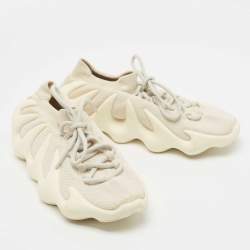 Yeezy x Adidas Grey Knit Fabric Yeezy 450 Cloud White Sneakers Size 39 1/3