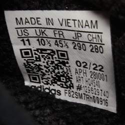 Pre Owned Yeezy x Adidas Black Knit Fabric Boost 350 V2 Onyx Sneakers Size 45 1/3