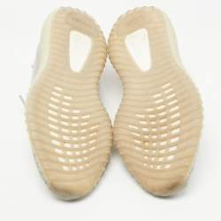 Pre Owned Yeezy x Adidas Grey Knit Fabric Boost 350 V 2 Lundmark Sneakers Size 42 2/3