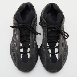 Pre Owned Yeezy x Adidas Black/Grey Knit Fabric and Rubber Boost 700 V3 Alvah Sneakers Size 42