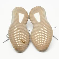 Pre Owned Yeezy x Adidas Grey Knit Fabric Boost 350 V2 Beluga Sneakers Size 37 1/3