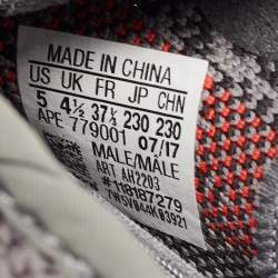 Pre Owned Yeezy x Adidas Grey Knit Fabric Boost 350 V2 Beluga Sneakers Size 37 1/3