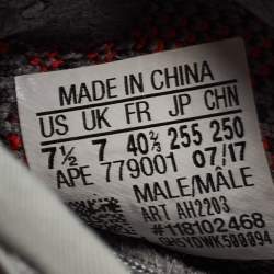 Pre Owned Yeezy x Adidas Grey Knit Fabric Boost 350 V2 Beluga Sneakers Size 40 2/3