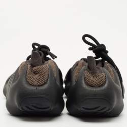 Pre Owned Yeezy x Adidas Dark Grey Knit Fabric Yeezy 450 Cloud White Sneakers Size 39 1/3