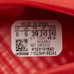 Pre Owned Yeezy x Adidas Red Foam RNNR Sand Sneakers Size FR 39