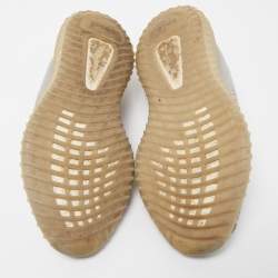 Pre Owned Yeezy x Adidas Grey Knit Fabric 350 V2 Tail Light Sneakers Size 44 2/3