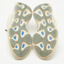 Pre Owned Yeezy x Adidas Cream/Grey Fabric And Rubber 700 V3 Azael Low Top Sneakers Size 38 2/3