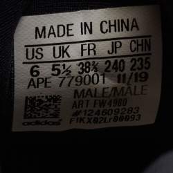 Pre Owned Yeezy x Adidas Cream/Grey Fabric And Rubber 700 V3 Azael Low Top Sneakers Size 38 2/3