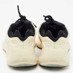Pre Owned Yeezy x Adidas Cream/Grey Fabric And Rubber 700 V3 Azael Low Top Sneakers Size 38 2/3