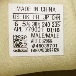 مملوكة مسبقًا Yeezy x Adidas Light Yellow Mesh and Suede Yeezy 500 Super Moon Yellow Sneakers Size 38 2/3