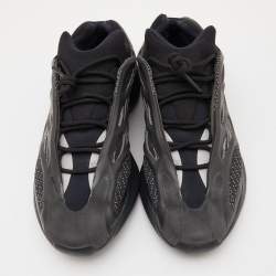 Pre Owned Yeezy x Adidas Black Knit Fabric 700 V3 Alvah Sneakers Size 44 2/3