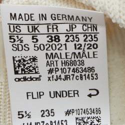 Yeezy x Adidas Cream Knit Fabric 450 Cloud White Sneakers Size 38