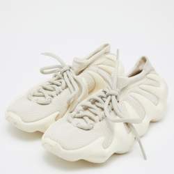Yeezy x Adidas Cream Knit Fabric 450 Cloud White Sneakers Size 38