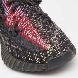 Pre Owned Yeezy x Adidas Multicolor Knit Fabric Boost 350 V2 Yecheil (Non-Reflective) Sneakers Size 37 1/3