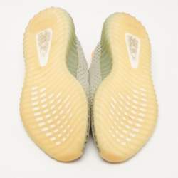 Pre Owned Yeezy x Adidas Green Knit Fabric Boost 350 V2 Desert Sage Sneakers Size 38 2/3