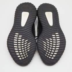Pre Owned Yeezy x Adidas Black/Brown Knit Fabric Boost 350 V2 Mx-Rock Sneakers Size 40 2/3