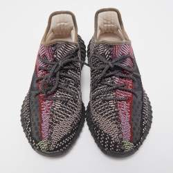 Pre Owned Yeezy x adiddas Multicolor Knit Fabric and Mesh 350-v2-Yecheil Sneakers Size 44