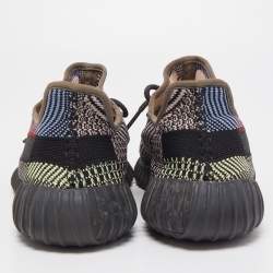 Pre Owned Yeezy x adiddas Multicolor Knit Fabric and Mesh 350-v2-Yecheil Sneakers Size 44