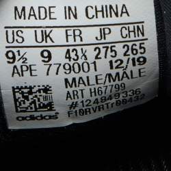 Pre Owned Adidas x Yeezy Black/Grey Knit Fabric Boost 700 V3 Alvah Sneakers Size 43.5