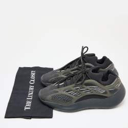 Pre Owned Adidas x Yeezy Black/Grey Knit Fabric Boost 700 V3 Alvah Sneakers Size 43.5