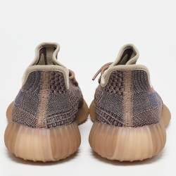 Pre Owned Yeezy x Adidas Multicolor Fabric Knit Boost 350 V2 Fade Sneakers Size 42 2/3